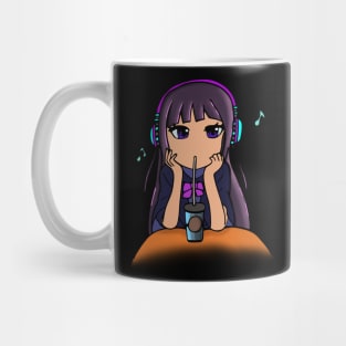 Coffee Shop Girl - Lo-Fi Music Headphones - Relax & Study Mug